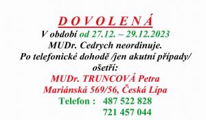 MUDr.Cedrych-dovolená