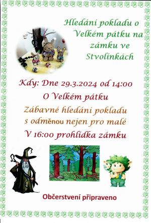 Zámek Stvolínky-Velký pátek 29.03.2024 od 14.00 hod.