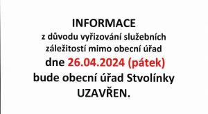 INFO-uzavření Ob.úřadu STV 26042024