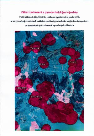 Upozornění-zákaz zacházení s pyrotechnickými výrobky