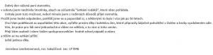Poděkování - Setkání rodáků 1