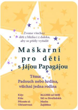 Maškarní pro děti 1