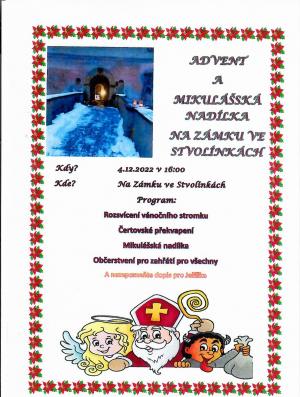 Zámek Stvolínky-Mikuláš 04.12.2022 v 16.00