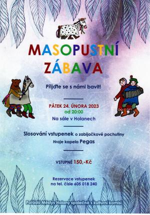 Městys Holany Pozvánka