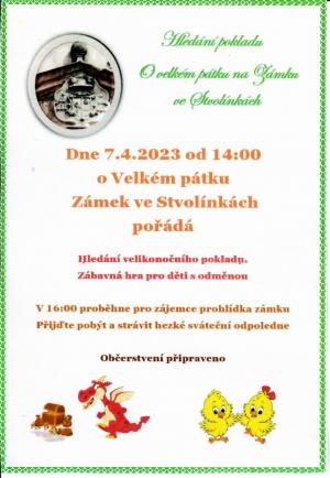 Zámek Stvolínky-Velký pátek 07.04.2023 od 14.00hod.